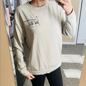 Nude NIKE crew neck